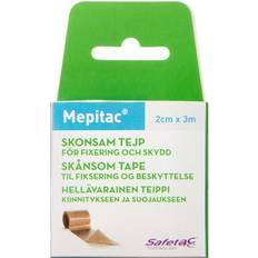 Mepitac Tape med Safetac 2cm Medicinsk udstyr