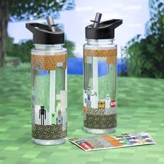 Minecraft Crafts Paladone Minecraft Water Bottle And Sticker Set