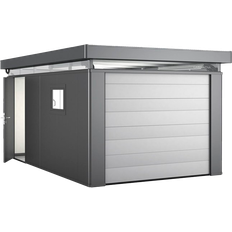Udhuse Biohort sidedør enkelt venstre nova sølv metallic 95x200x4cm (Areal )