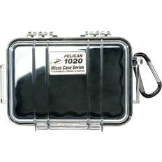 Transparent Transport- & Studioväskor Pelican 1020 Micro Case Black/Clear