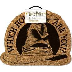 Pyramid Harry Potter Sorting Hat Doormat Brun, Sort
