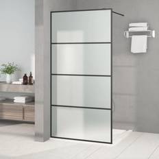 vidaXL brusevæg 100x195 sikkerhedsglas