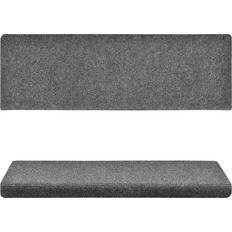 Tapis d'escalier vidaXL 10x Stair Mats Light Grey