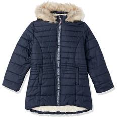 Tommy Hilfiger Jackets Children's Clothing Tommy Hilfiger Girl's Toddlers' Fur-Lined Flag Long Puffer Blazer