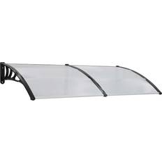 vidaXL Trasparente, Bianco, Nero, Grigio Entrance ceiling 45627
