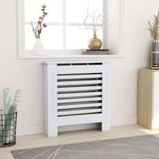 Cache-radiateurs vidaXL Cache-radiateur MDF Blanc 78 cm