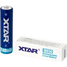 Batteri 18650 3.6v Xtar 18650 Uppladdningsbart batteri, 3.6V 2600mAh