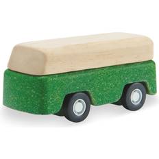 Träleksaker Bussar Plantoys Green Bus (PlanWorld)