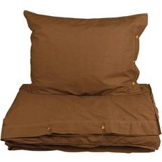 Fondaco Bäddset Hygge 220x210 Konjak Påslakan Brun