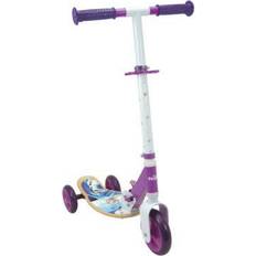 Plastique Trottinettes Smoby Trottinette enfant Frozen Patinette bois 3 roues pliable