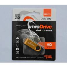 Usb 64g Imro AXIS/64G USB, 64 GB, USB Type-A, 2.0, Svirvel, Guld