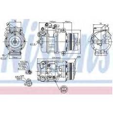 BMW Nissens Compressor, air conditioning