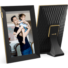 Interior Details Nixplay Digital Touch Screen Black/Gold Photo Frame 7.4x10.1"