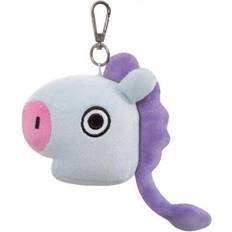 Lila Nyckelringar Aurora World BT21 officiella MANG plyschnyckelklämma, 61338, lila