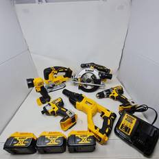 Dewalt Set Dewalt DCK669P3TGB 18V XR 6 Piece Cordless Kit with 3x 5.0Ah Batteries