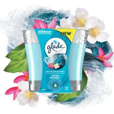 Glade candle Glade Jar Candle Air Freshener, Aqua Waves, 3.4