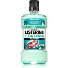 Sans alcool Soins dentaires Listerine Clean & Fresh Bain De Bouche Contre Les Caries 500 ml