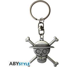 ABYstyle One Piece Skull Schlüsselanhänger - Straw