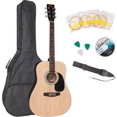 Gul Akustiske guitarer Encore Acoustic Guitar Outfit Natural