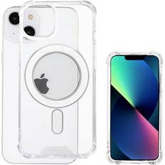 Ibiza ultimag Bagsidecover til mobiltelefon grov MagSafe-kompatibilitet polykarbonat, termoplastisk polyuretan (TPU) gennemsigtig for Apple iPhone 14 Plus