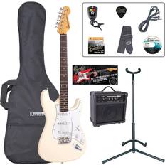 Encore E6 Electric Guitar Outfit Vintage White