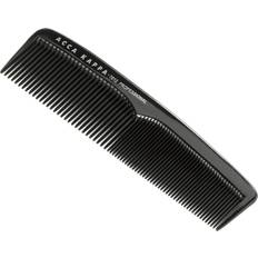 Acca Kappa Kappa Professional Fine Coarse Pocket Comb With Pouch 7012 Black