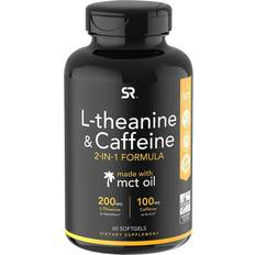 Sports Research 3-in-1 L-Theanine Supplement with Caffeine MCT Oil