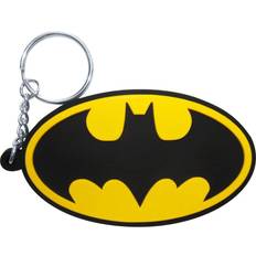 DC Comics Portachiavi Gomma Batman Logo Schlüsselanhänger - Gelb