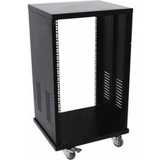 Kameratasker Roadinger 19" Metal rack. Åbent. 18 Unit