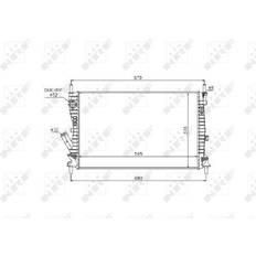 Auto Intercooler NRF Radiatori Ford 53743