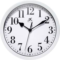 Wall Clocks Infinity Instruments 10 inch Simple Office Wall Clock 9.625 Wall Clock