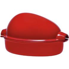 Compatible Lave-Vaisselle Autres Pots Emile Henry Burgundy Roaster