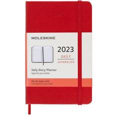 Moleskine Agenda 2023 Pocket Día Por Página Tapa Dura Rojo Escarlata