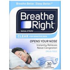 Nasal strips Breathe Right, Nasal Strips, Clear Sensitive