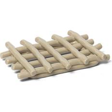 Beige Zeephouders Ferm Living Ceramic Soap Tray 10 x 14.5 cm Cashmere