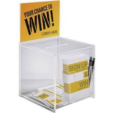 Transparent Archivboxen Sigel Multifunction ballot box, extra compartment VA152