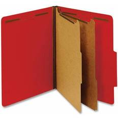 Universal Bright Colored Pressboard Classification Folders, 2 Letter