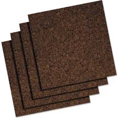 Transparent Bulletin Boards Cork Panel Bulletin Board, 4 Panels/Pack