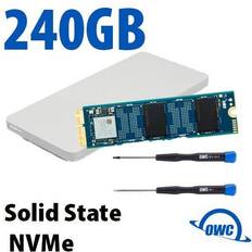 Ssd macbook pro 2015 OWC 240 GB Aura N2 NVMe SSD uppgraderingssats med Envoy Pro-hölje kompatibel med MacBook Pro med retinaskärm (sent 2013 – mitten av 2015) och MacBook Air (mitten av 2013 – mitten 2017)