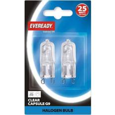 Capsule g9 Eveready 25w G9 Halopin Capsule (Twin Pack)