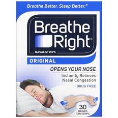 Nasal strips Breathe Right Original 30-Count Nasal Strips Tan