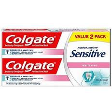 Whitening Toothbrushes, Toothpastes & Mouthwashes Colgate Sensitive Toothpaste Whitening Fresh Mint Gel Formula 6 Oz 2