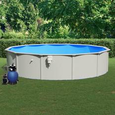 VidaXL Poolpumper vidaXL swimmingpool med sandfilterpumpe 550x120 cm