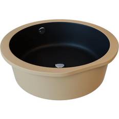 Sort Håndvaske Lavabo Gino porcelænsbadvask Ø40