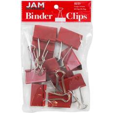 Desktop Stationery Jam Paper 1 1/2" 12pk Colorful Binder Clips