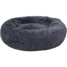 Donut hundeseng Fluffy Fluffy Donut Hundeseng XL, Koksgrå