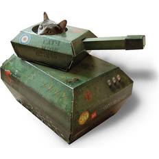 Suck UK Cat Tank Play House Tank-Shaped Cardboard