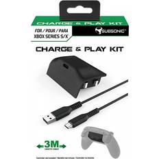 Charge and play xbox Subsonic Charge & Play Kit til Xbox Series Controller - Sort