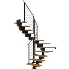 Dolle Dubai Halvsving Sort 9005-DESIGN 238-294 cm