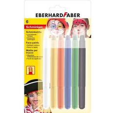 Eberhardfaber Faber-Castell Eberhard-Faber ansigtsmaling, skruefarver 6 stk